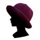 Chapeau souple violet