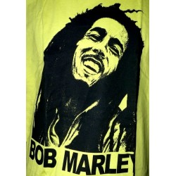 T-shirt jaune Bob Marley