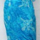 Paréo-jupe turquoise