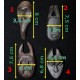 Choix de masques africains en pendentif