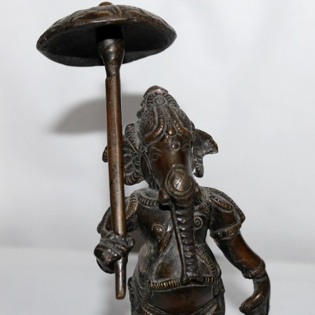 Ganesh bronze ancien 17 cm