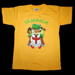 T-shirt coton jaune Jamaica