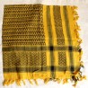 Foulard keffieh jaune citron