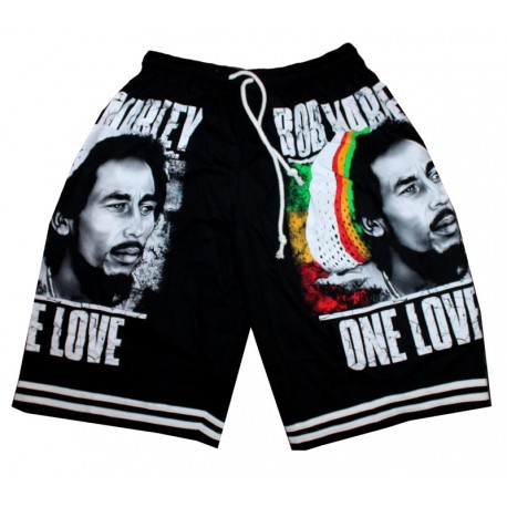 Short Rasta Bob Marley One Love
