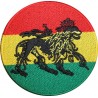 Patch Rasta rond Lion de Judah
