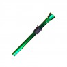 Tuyau droit vert plongeur pour pipe