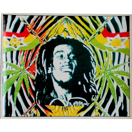 Autocollant Bob Marley jeune