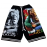 Short Rasta Bob Marley guitare et Lion