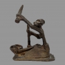 Petit personnage du Burkina Faso en bronze