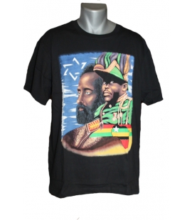 T-shirt Selassie et Garvey