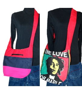 Sac coton bandoulière Bob Marley