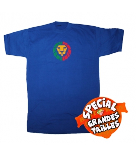 T-shirt Rasta bleu SPECIAL GRANDE TAILLE