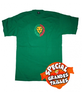T-shirt Rasta vert SPECIAL GRANDE TAILLE