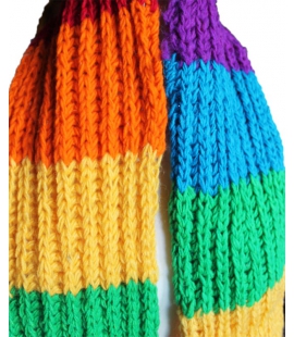 Echarpe pure laine couleurs du monde