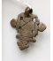 Croix pendentif Ethiopie artisanat alliage verso