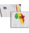 Veste survetement Rasta Lion et Africa couleurs Rasta