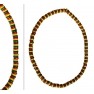 Collier Rasta elastique perles bois