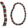 Collier Rasta perles bois