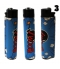 4 Briquets Atomic bulles de BD bleu