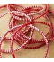 Lot 12 bracelets rouges incassables artisanat recyclage