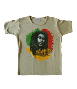 T-shirt Bob Marley beige