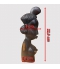 Statuette africaine ebene et traces d aubier dimensions