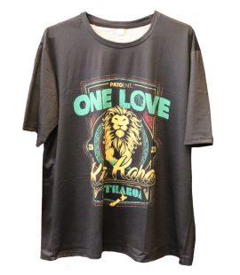 T-shirt anthracite One Love Lion
