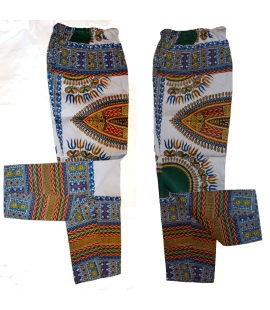 Pantalon africain real wax