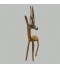Gazelle antilope du Niger en bronze Niger