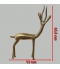Gazelle antilope du Niger en bronze dimensions
