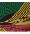 Boite bois couleurs Rasta detail motif