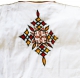 Chemise-veste Ethiopie croix brodee au dos