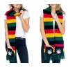 Echarpe Rasta capuche et poches