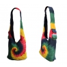 Sac bandouliere coton Nepal couleurs Rasta