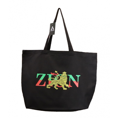 Grand sac Rasta noir Lion Zion