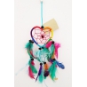 Attrape-reves coeur multicouleurs