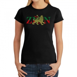 T-shirt Rasta femme Lion Zion