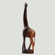 Girafe en bois du Kenya Boutique Rasta