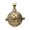Pendentif Bola en bronze fleur de vie