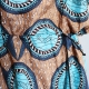 Robe africaine elastique taille detail ceinture