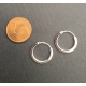 Petits anneaux argent 1 cm diametre petit format