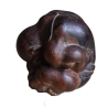 Statuette bois homme au repos