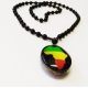 Collier Rasta Afrique Mali perles noires