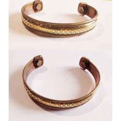 Bracelet cuivre deux aimants
