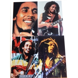 Quatre photos Bob Marley