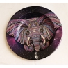 Cendrier metal elephant