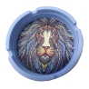 Cendrier silicone bleu Lion