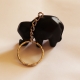 porte clefs elephant noir