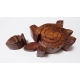 Boite en bois tortue puzzle