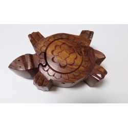 Boite en bois tortue